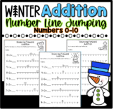 Winter Addition Using the Number Line