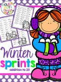 Winter Addition | Winter Math Addition to 20 Worksheets