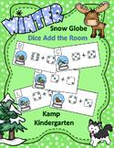 Winter Addition Within 10 Snow Globe Snowflake Dice Add the Room