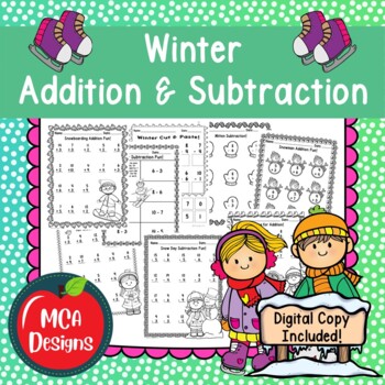 Preview of Winter Addition and Subtraction