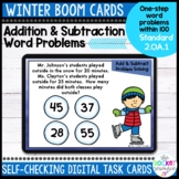 Winter Addition and Subtraction Word Problems within 100 B
