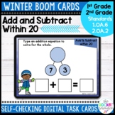 Winter Addition and Subtraction within 20 BOOM™ Cards 2.OA.2