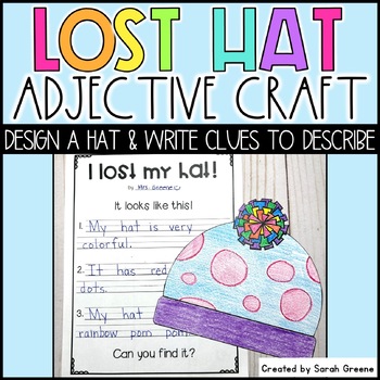 Preview of Winter Adjective Craft & Writing
