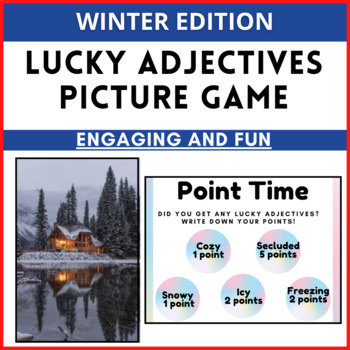Preview of Winter Adjectives Review Game