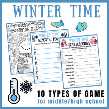 Preview of Winter Advent independent reading Activities Unit Sub Plans craft early finisher