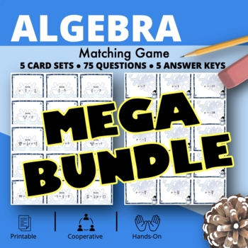 Preview of Winter: Algebra BUNDLE of Matching Games