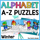 Winter Alphabet A-Z Puzzles - Sequencing Puzzles - Kinderg