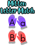 Winter Alphabet Matching Letter to Letter Mittens Early Le