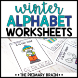 Winter Alphabet Tracing Worksheets | No Prep Activities