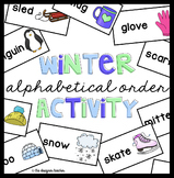 Winter Alphabetical Order Activity and Center