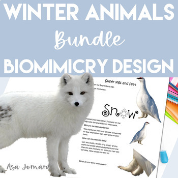 Preview of Winter Animals Bundle | Biomimicry Design Inspired Nature Compatible with NGSS