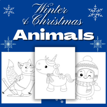 64 Coloring Pages Winter Animals  Latest Free