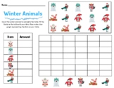 Winter Animals Differentiated Bar Graph