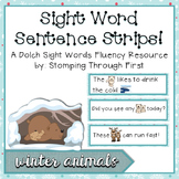 Sight Word Sentence Strips: Winter Animals Set