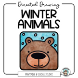Winter Animals • Easy Directed Drawing  • Fun Elementary A