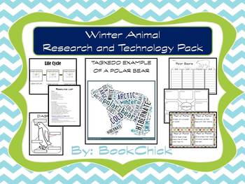Preview of Winter Animals Research with 2 Technology Projects