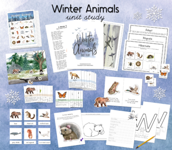 Preview of Winter Animals Unit Study | Hibernation, Migration and Adaptation