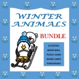 Winter Animals Vocabulary BUNDLE