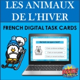 French Winter Animals BOOM CARDS: LES ANIMAUX DE L'HIVER