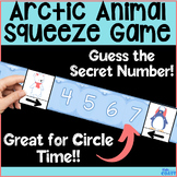 Winter Arctic Animals Number Line More Than Less Than Circ