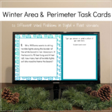 Winter Area & Perimeter Task Cards