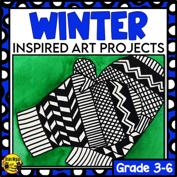 Preview of Winter Art Projects | Elementary Art Lessons and Projects