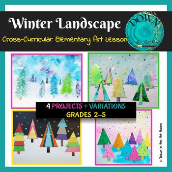 Winter Art Projects for Kids - Smiling and Shining in Second Grade