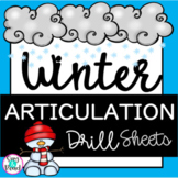 Winter Articulation Drill Sheets