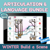 Winter NO PREP Articulation & Language Build a Scene Bundle
