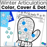Winter Articulation Worksheets | No Prep | ALL SOUNDS | Co