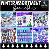 Winter Assortment Clip Art Bundle {Educlips Clipart}