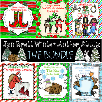 Preview of Winter Author Study with Jan Brett: THE BUNDLE