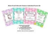 Winter BA Recorder Stations and Worksheets