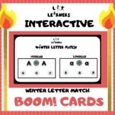 Winter BOOM! Cards - Snowflake Letter Match created by Lit