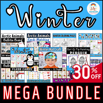 Preview of Winter Theme Mega BUNDLE | Fun Activities Super PACK