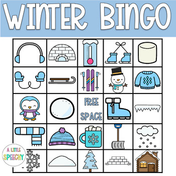 Preview of Winter Bingo Game