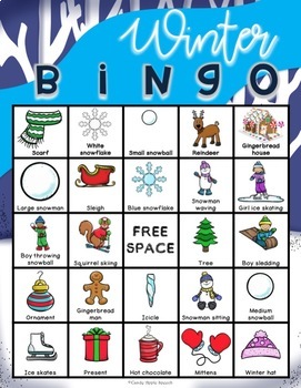 Winter Vocabulary Bingo by Candy Apple Speech | Teachers ...