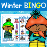 Winter Bingo Game (Winter Holiday Activities, Winter Party)