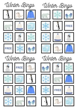 Preview of Winter Bingo
