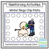 Winter Bingo Chip Mats