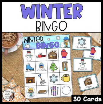 Winter Bingo | Low Prep Game by Ready Set Kinder | TPT