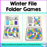 Winter Board Games | Decimal Addition and Subtraction | Pr