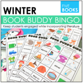 Winter Book Buddy Bingo | Book Companion Bingo | Classroom