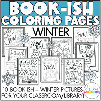 Winter coloring book