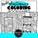 Winter Bookmarks Coloring Pages {Winter Coloring Pages}