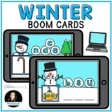 Winter Boom Cards CVC and CVCE with Audio Sound