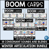 Winter Articulation Activities for Speech Therapy, Boom Ca