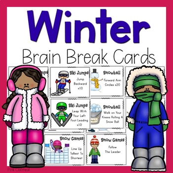 Winter Movement Brain Break Cards  Social emotional activities, Brain  breaks, Social skills lessons