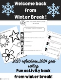 Winter Break Activity: 2023 reflection, 2024 goals!