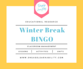 Winter Break Bingo - Ice Breaker Activity